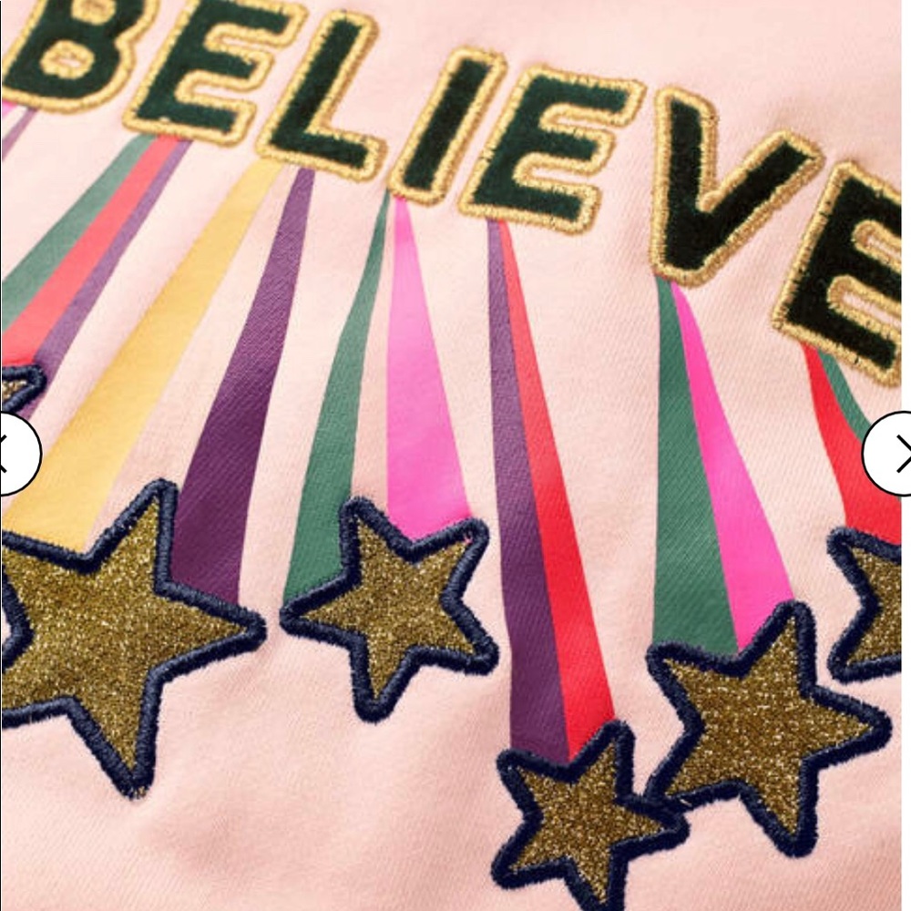 SOLD NWT Mini Boden Cosy Sparkle Hoodie 8-9Y - Picture 2 of 4